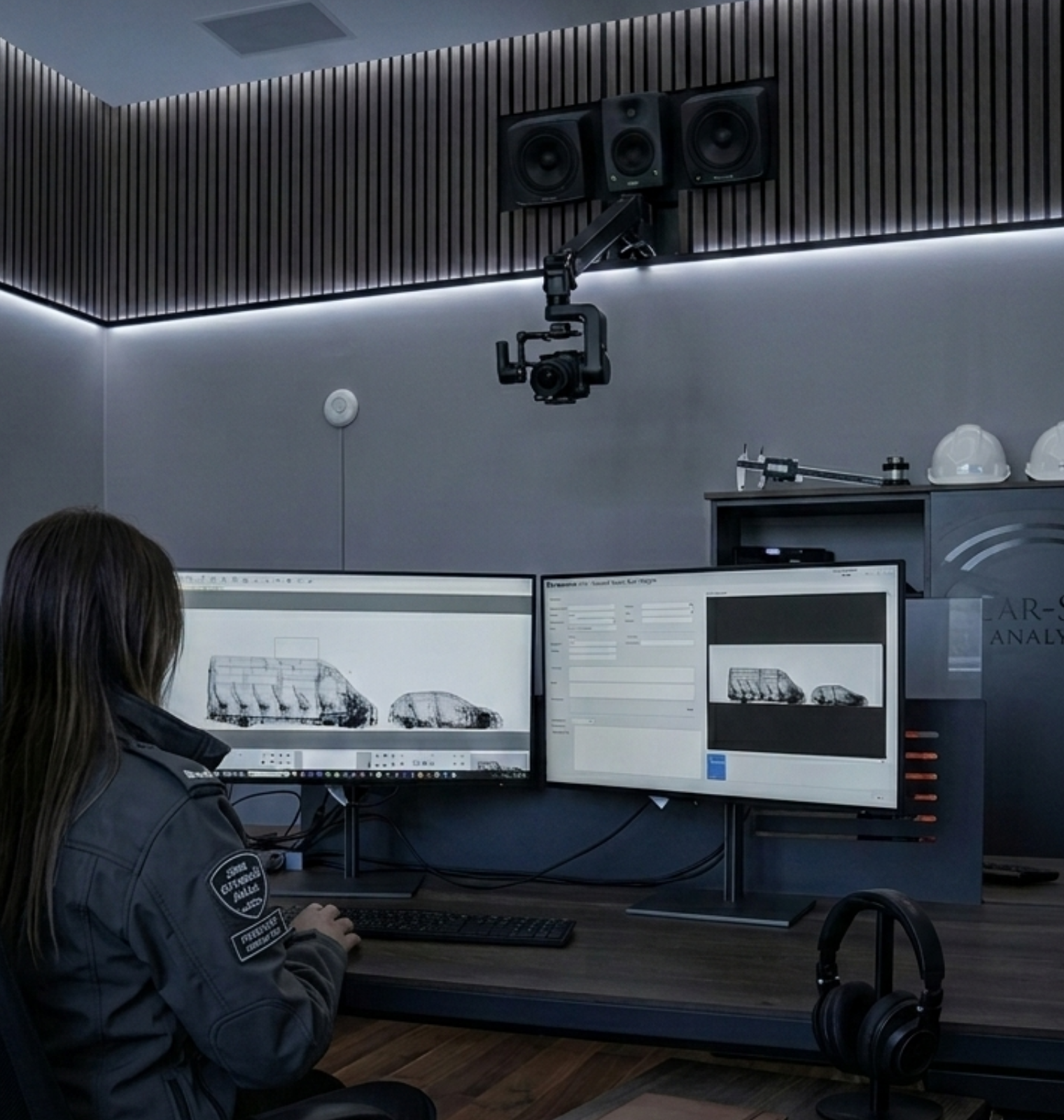 Temporary checkpoint with vehicle scanning — Portal Mode deployment